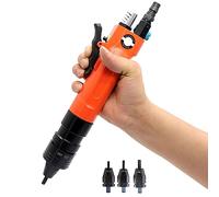 Herramienta de inserción de pistola remache neumática para M3 M4 M5 M6 M8 M10 - Remachadora eficiente y potente con cabeza alargada