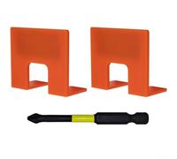 Herramienta de instalación de bisagra con adsorción magnética para una fijación rápida de puertas interiores, puertas de baño y puertas de estudio, diseño de ángulo recto de 90 grados para una fácil