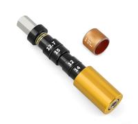 Herramienta de instalación de extracción de bujes de amortiguador trasero de bicicleta para DU, extractor de aleación de aluminio con adaptadores de 12 mm y 12,7 mm, kit de mantenimiento para