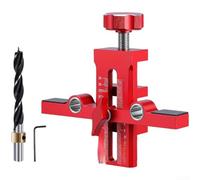 Herramienta de instalación de puerta de armario de doble agujero con escala de alineación óptica, para perforación de bisagras y posicionamiento de puertas, compatible con T(B) de 8 a 40 mm