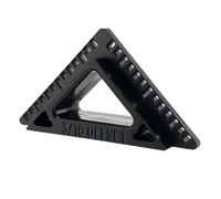 Herramienta de instalación de puerta de ventana - calibre de cuña de precisión antideslizante de 6,8 cm, herramienta de alineación de carpintería portátil, herramientas de revelación de recortes