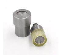Herramienta de instalación de remaches de seta de Metal de 6mm-12mm, troqueles de remache semicirculares, moldes de botones, herramientas de reparación de costura de uñas, troqueles-1set,12mm