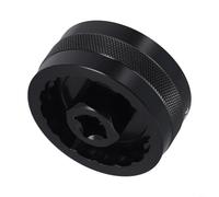 Herramienta de instalación y extracción de pedalier de ajuste a presión para tazas de 44 mm para BBR60 para FSA386 DUB16T BB9100 Mantenimiento de bicicletas (negro)