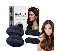 Herramienta De Invisible - 4 Paquetes De Almohadillas Para Moño, Potenciador Del Volumen Del Cabello | Diseño Ligero Y Discreto, Ideal Para Peinados De Dama, Ocasiones Especiales, Peinado Dia