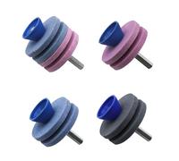 Herramienta de jardín, afilador de corte de corte para la mayoría de taladros eléctricos, precisa cortacésped, mantenimiento de bordes, restauración de bordes portátil