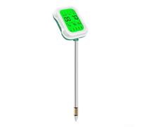 Herramienta de jardinería completa 7 en 1 probador digital de suelo que mide niveles de pH, humedad, temperatura y más