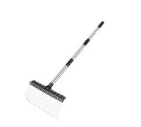 Herramienta de jardinería de acero inoxidable con 22 dientes, ideal para limpieza de plantas y jardines
