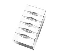 Herramienta de joyería de acero eficiente textura para el grabado de patrón de estrella en anillos que facilita los procesos de fabricación rápidos. Forma de la joyería