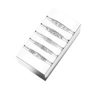 Herramienta de joyería de acero eficiente textura para el grabado de patrón de estrella en anillos que facilita los procesos de fabricación rápidos. Forma de la joyería