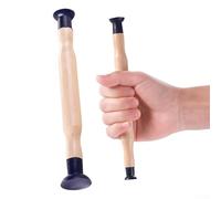 Herramienta de lapeado de válvulas de motor de cilindro con ventosa para rectificado manual de válvulas y asientos, extracción de polvo compatible con automóviles de varios tamaños (color madera)