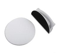 Herramienta de lijado de esquina semicircular con mango ergonómico antideslizante y 10 almohadillas de papel de lija para un lijado eficiente de superficies inclinadas y tareas intrincadas de