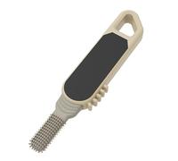Herramienta de lima de silicona para eliminar la piel dura en el talón y las suelas, cepillo de limpieza profunda de los dedos de los pies con mango ergonómico, diseño amigable con los exfoliantes de