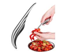 Herramienta de limpieza de camarón,Devanador de mariscos compacto de acero inoxidable | Herramienta para devadir mariscos,para papá abuela abuelo jefes hombres mujeres jóvenes adolescentes
