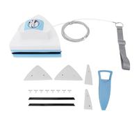 Herramienta de limpieza de cristales magnéticos, herramienta de limpieza de ventanas, cepillo magnético ergonómico ajustable para limpiaparabrisas, herramienta de limpieza del hogar, cepillo de vidrio