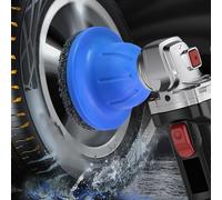 Herramienta de limpieza de cubo de rueda de 150 mm para llantas de coche, amoladora rápida con taza de molienda, disco abrasivo de carburo de silicio, cuerpo ABS, 1500 RPM máximo (1 unidad)