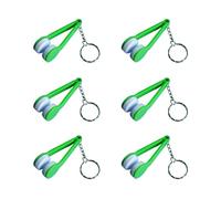 Herramienta de Limpieza de Gafas, Clip de Limpieza de Gafas - Pequeña Huella Dactilar Eraser 6 Piezas Spectacles Cleaner con Llavero - Herramienta de Limpieza Accesorios de Gafas sin r
