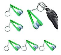 Herramienta de limpieza de gafas de sol, gafas de sol y codo de huellas dactilares - 6 piezas Spettacles Cleaner huella digital con llavero - Accesorios de vidrio portátiles Herramienta