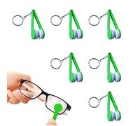 Herramienta de Limpieza de Gafas de Sol, guijarros de Gafas de Sol Eraser,Espectáculos Nettacles con Llavero Borrador de Dactilares - Accesorios de Gafas portátiles Herramienta de Limpieza