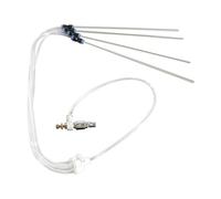 Herramienta De Limpieza De Neumáticos De Pulso De Aire - Limpiador De Motores Duradero De Acero Inoxidable Con Tubo De ABS | Tubo Flexible De 48 Cm Y Barra De 28.5 Cm | Pistola De Limpieza De Aire Com