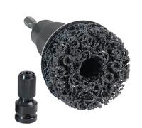 Herramienta de limpieza de óxido: eliminador de óxido de cubo de rueda, cepillo de limpieza de metal duradero, herramienta de mantenimiento de ruedas para eliminar la corrosión | Equipo automotriz