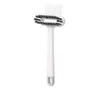 Herramienta de limpieza de peine para el cabello, mini herramienta portátil 2 en 1, rastrillo limpiador de peines para el hogar, salón, peluquería, viajes, baño, de tocador