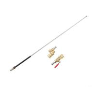 Herramienta de limpieza de radiador de acero inoxidable, 40/60 cm | Herramienta de enjuague de acero inoxidable, 40/60 cm, función de agua y aire comprimido, limpieza del radiador del coche