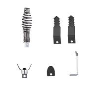 Herramienta de limpieza de tuberías, accesorio de taladro de serpientes de drenaje para eliminar eficazmente las grasas y raíces en sistemas de drenaje, limpiador de líneas de alcantarillado