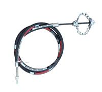 Herramienta de limpieza del eje de potencia: cadena de descalificación flexible, limpiador de tuberías de servicio pesado | Cable giratorio resistente a desgaste para el mantenimiento de la línea de a