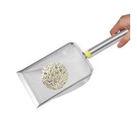 Herramienta de limpieza genérica Sand Scoop, ergonómica Deep Shovel, Heavy-Duty Stainless Steel Pooper Scooper for Cats, Pet Waste Removal and Litter Box Cleaning, Pet Supplies, 11,22x3,94x1,97