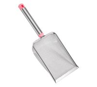 Herramienta de limpieza genérica Sand Scoop, mango ergonómico profundo Shovel, Pet Waste Scooper, Stainless Steel, Heavy Duty Design, Efficient sifting, ideal para gatos Litter and Outdoor Use, 28,5 x