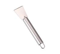 Herramienta de limpieza integral: espátula de limpieza multifuncional, pala de limpieza, espátula de limpieza del hogar, pala de acero inoxidable para refrigerador, congelador, pala de hielo con mango