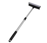 Herramienta de limpieza para ventanas automáticas, escobilla de esponja extensible con cepillo desempañador, escobilla para parabrisas de coche, camión, limpieza interior, exterior, espejo de suelo