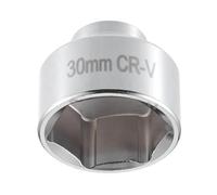 Herramienta de llave de 30 mm con construcción de acero, tapa de extremo de accionamiento cuadrado, herramienta de extracción de filtro de máquina para llave