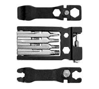 Herramienta de llave de bicicleta 20 en 1, multiherramienta, reparación de bicicletas, bicicleta, mantenimiento de viajes, llave multifuncional de reparación de bicicletas