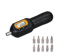 Herramienta de llave de liberación de batería con salida de lectura digital, agarre ergonómico ABS y 10 cabezales intercambiables para un montaje de precisión, juego profesional