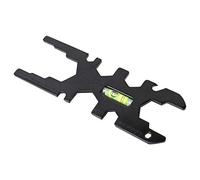 Herramienta de Llave Multifunción para Grifo, Baño, Plomería, Metal de Acero 45 con Regla Horizontal, Diseño Ergonómico para Reparación del Hogar
