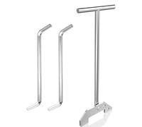 Herramienta de Llave para eliminación de Basura - Llave para Fregadero,Herramienta de Llave de Metal para lidiar con obstrucciones y Eliminar Atascos o desorden Directamente