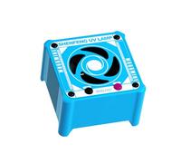 Herramienta de luz de curado manual con ventilador de refrigeración batería de 800 mAh y carga tipo C para resinas, pegamentos, tareas, lámpara de pegamento