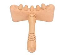 Herramienta de Madera Gua Sha, Masajeador Gua Sha, para Todo el Cuerpo del Hombro de la Columna Cervical, Palillo de Masaje de Mano para Aliviar el Dolor de Fatiga, Palillo de