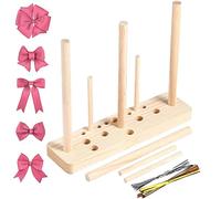 Herramienta de Madera para Hacer Lazos, Fabricante de Arco para Cinta, Guirnalda de Madera Cinta Fabricante de Lazo, para Cinta para Coronas, Lazos de Regalo, Decoraciones para Fiestas