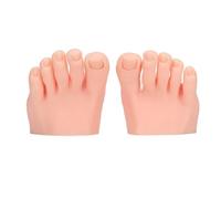 Herramienta de manicura protésica de silicona suave flexible para práctica, diseño de medio pie para uñas, herramientas de manicura de entrenamiento artístico