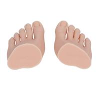 Herramienta de manicura protésica flexible de silicona suave para práctica, modelo de pie falso con diseño de medio pie para uñas, herramientas de manicura de entrenamiento artístico