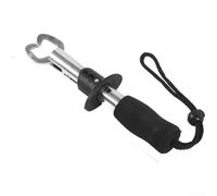 Herramienta de manipulación de peces hecha de acero inoxidable de grado marino con diseño de mango recto para un rendimiento fiable en orilla y barco (B)