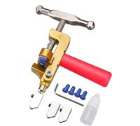 Herramienta de mano cortador de azulejos de vidrio 2 en 1,herramienta de mano cortador de vidrio | Pinzas para romper vidrio,Herramienta manual de corte de tungsteno, con destornillador y 2 cuchillos