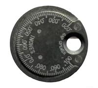 Herramienta de mantenimiento del motor para la calibración del sistema de encendido con indicador de brecha de chispa tipo moneda con 12 pasos de grosor estandarizados