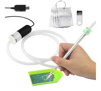 Herramienta de manualidades de piedras preciosas con bombas de vacío y compartimento de almacenamiento para aplicaciones eficientes de diseño de arte de cristal, bolígrafo eléctrico de pintura de