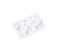 Herramienta de manualidades de silicona reciclable T King Brachiosaurus fundida de alta calidad para hacer encantamientos epoxi, llaveros, fabricación de regalos, dinosaurio, silicona fundida