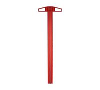 Herramienta De Marcado De Medición De Carpintero De Aleación De Aluminio De Calibre De Posicionamiento De Orificio De Regla De Carpintería Tipo T(600mm (T600))