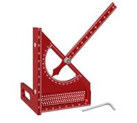 Herramienta de marcado de precisión de 180 grados con construcción de aleación de aluminio para carpintería eficiente y aplicaciones técnicas Buscador de carpintería