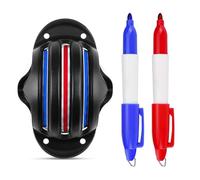 Herramienta De Marcador De Golf - Conjunto De Bolígrafo De Alineación De Secado Rápido | Accesorio De Dibujo De Línea Impermeable, Ayuda De Marcado De Bola De Imprenta Transparente, Herramienta D